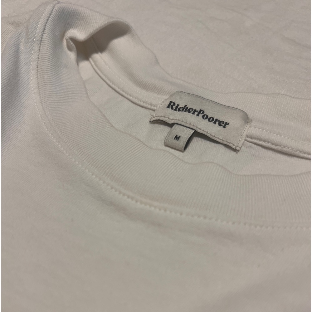 Richer Poorer white tee